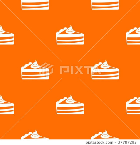 Piece of cake pattern seamless 37797292