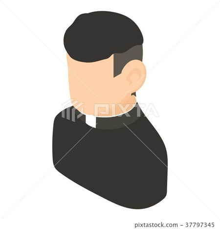 Priest icon, isometric 3d style Priest icon, isometric 3d style 37797345