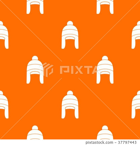 Winter hat pattern seamless 37797443