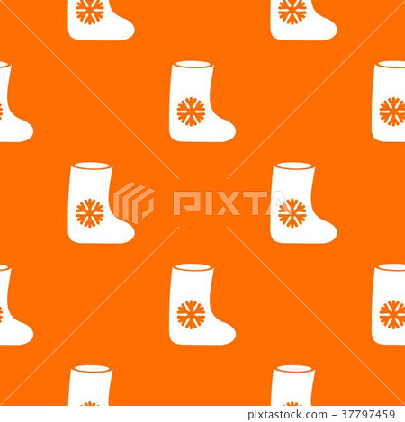 Felt boots pattern seamless 37797459
