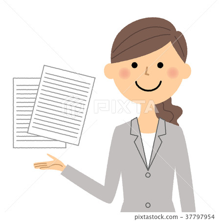 A woman offer of a suit 37797954