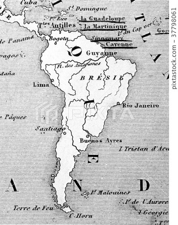 Old World Map South America 37798061