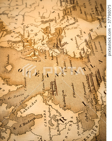 Old world map atlantic ocean 37798075