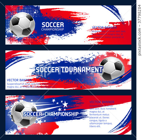 Vector soccer match championship banners Vector soccer match championship banners 37798284