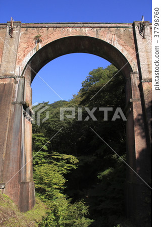 Usui Pass Glass Bridge in Summer Usui Pass Glass Bridge in Summer 37798760