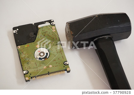 Destroy with hard disk hammer Destroy with hard disk hammer 37798928