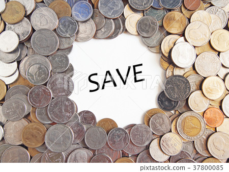 Thai Baht or Coins texture for use background Thai Baht or Coins texture for use background 37800085