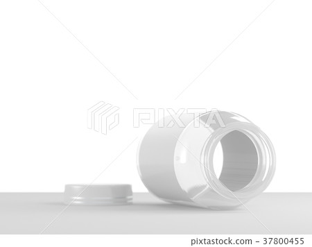 Empty medicine can lying on a table Empty medicine can lying on a table 37800455