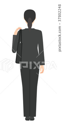 一套衣服的婦女與袋子 37802248