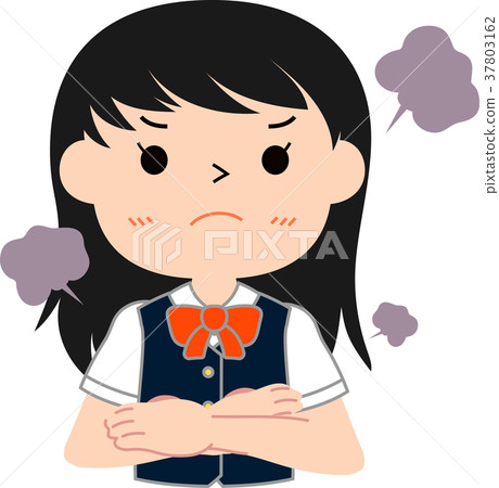 女學生榮譽學生憤怒 女學生榮譽學生憤怒 37803162