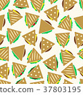 tortilla or sandwich tacos seamless pattern eps10 37803195
