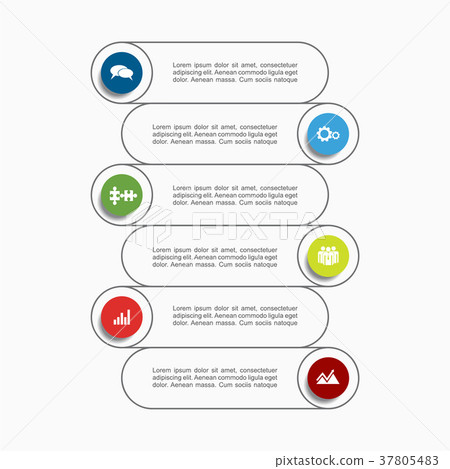 Infographic template. Vector illustration. - Stock Illustration ...