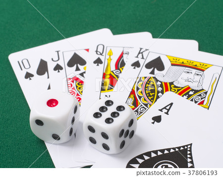 Cards and dice 37806193