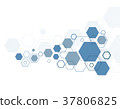 Abstract hexagonal structures 37806825
