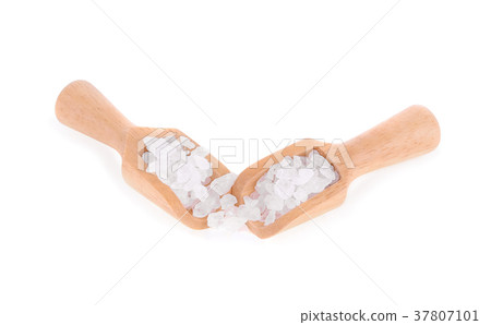 Rock sugar on white background Rock sugar on white background 37807101