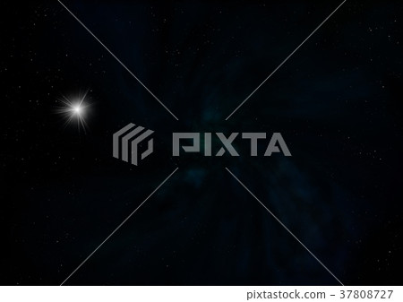 Star field in space and a nebulae Star field in space and a nebulae 37808727