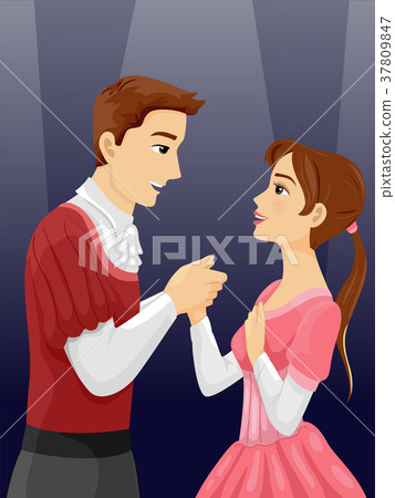 Couple Prince Princess Stage Show Couple Prince Princess Stage Show 37809847