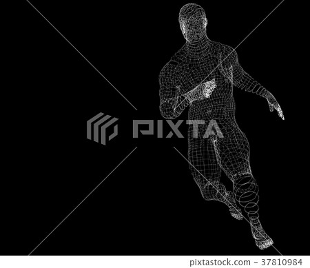 Running Man. Network connection 37810984