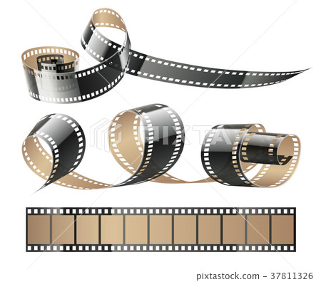 Film tape twisted reels for cinema movies 37811326