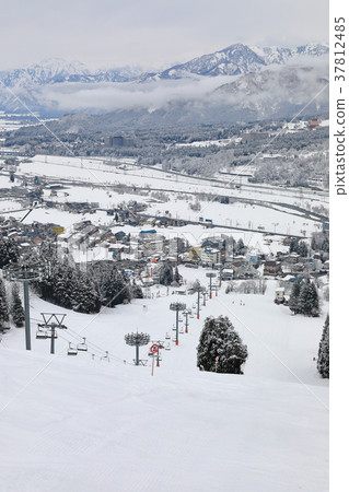 A view from Ishiuchi Maruyama ski resort A view from Ishiuchi Maruyama ski resort 37812485