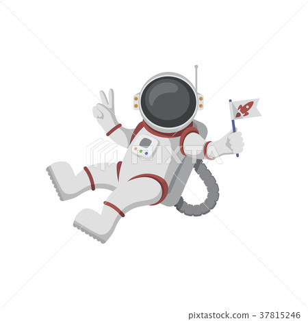 Astronaut isolated on white background 37815246