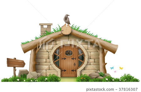 Fabulous forest gnome hut 37816307