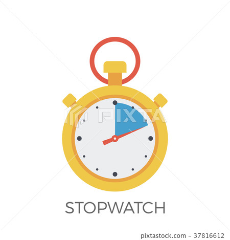 Stopwatch Icon Vector. Stopwatch Icon Vector. 37816612