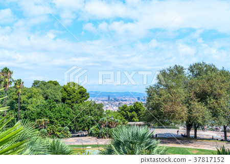 Views of Barcelona from Montjuic, Spain Views of Barcelona from Montjuic, Spain 37817152