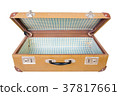 Open old suitcase 37817661
