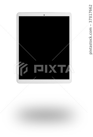 Modern white tablet pc Modern white tablet pc 37817662