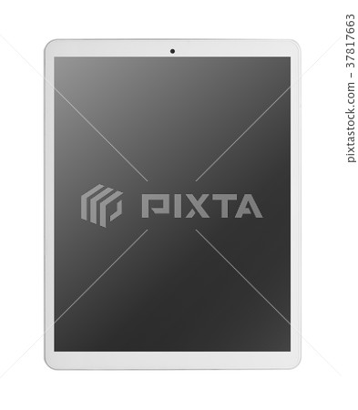 Modern white tablet pc Modern white tablet pc 37817663