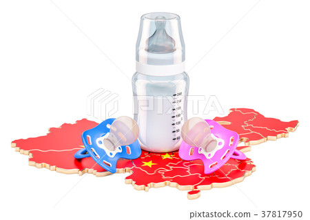 Birthrate and adoption in China concept 37817950