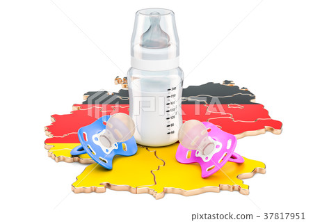 Birthrate and adoption in Germany concept 37817951