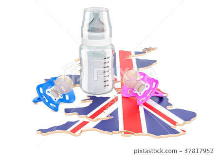 Birthrate and adoption in Great Britain concept 37817952