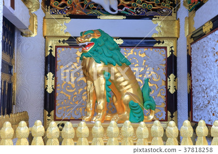 Shiba Inu from Nikko Toshogu Shrine Shiba Inu from Nikko Toshogu Shrine 37818258
