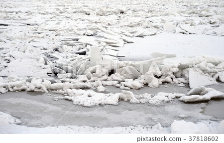 Ice winter background. Ice winter background. 37818602