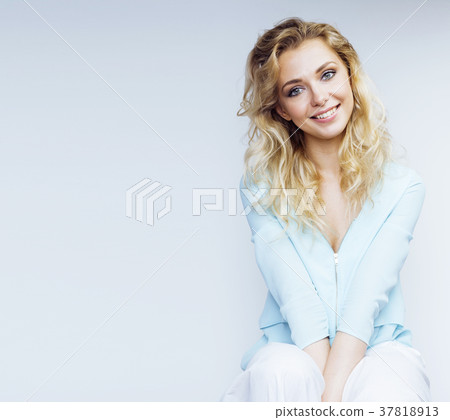 young pretty stylish hipster girl posing emotional young pretty stylish hipster girl posing emotional 37818913