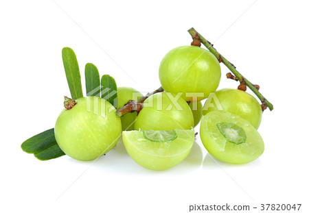 Indian gooseberry isolated on white background 37820047