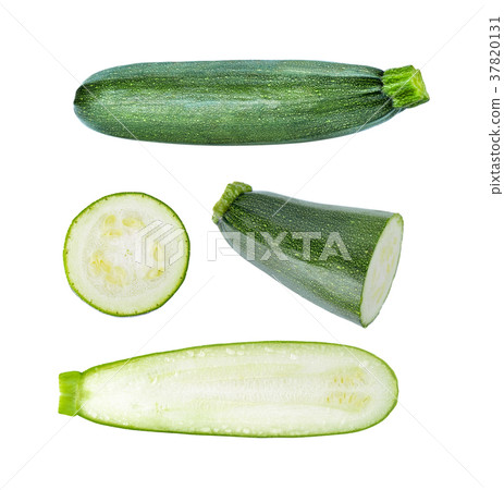 fresh zucchini on white background fresh zucchini on white background 37820131