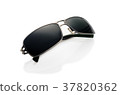 Sunglasses on white background with soft focus 37820362