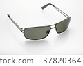 Sunglasses on white background with soft focus 37820364