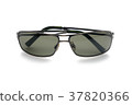 Sunglasses on white background with soft focus 37820366