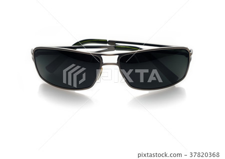 Sunglasses on white background with soft focus 37820368
