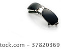 Sunglasses on white background with soft focus 37820369
