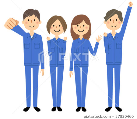 Colleagues at work 37820460