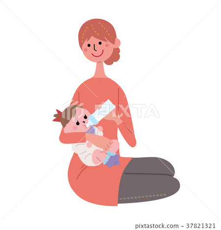 飲用奶嬰孩例證 飲用奶嬰孩例證 37821321