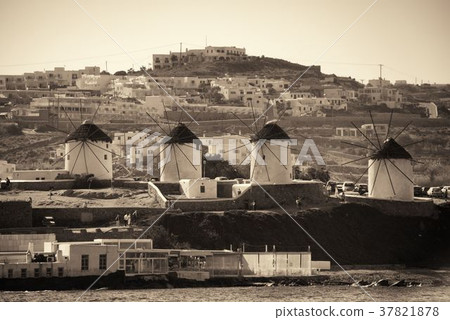 Mykonos windmill 37821878