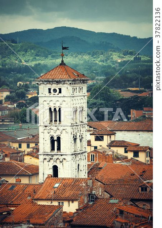 Bell Tower of Basilica di San Michele in Lucca Bell Tower of Basilica di San Michele in Lucca 37822136