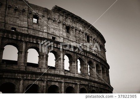 Colosseum Rome monochrome Colosseum Rome monochrome 37822305