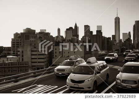 Rush hour traffic 37822689